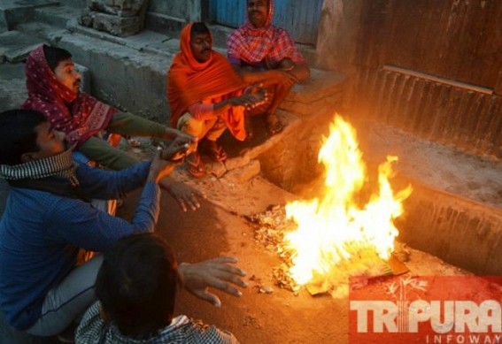 Cold waves sweep in Tripura, Mercury dips to 8 degree Celsius